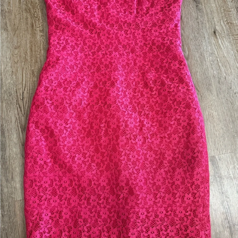 Sangria • Lace Cap Sleeve Dress - Picture 11 of 12